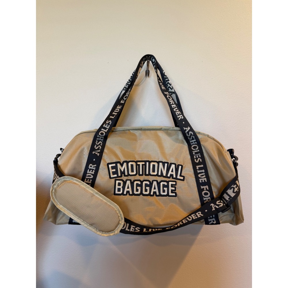 Emotional Baggage Duffle Bag Assholes Live Forever Travel Gym Carry On